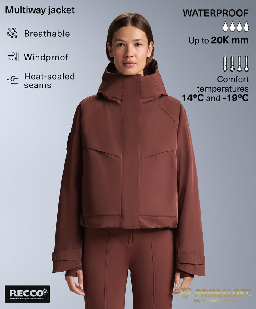 Водонепроницаемая куртка с карманами Primaloft® Feel the Performance TM SKI