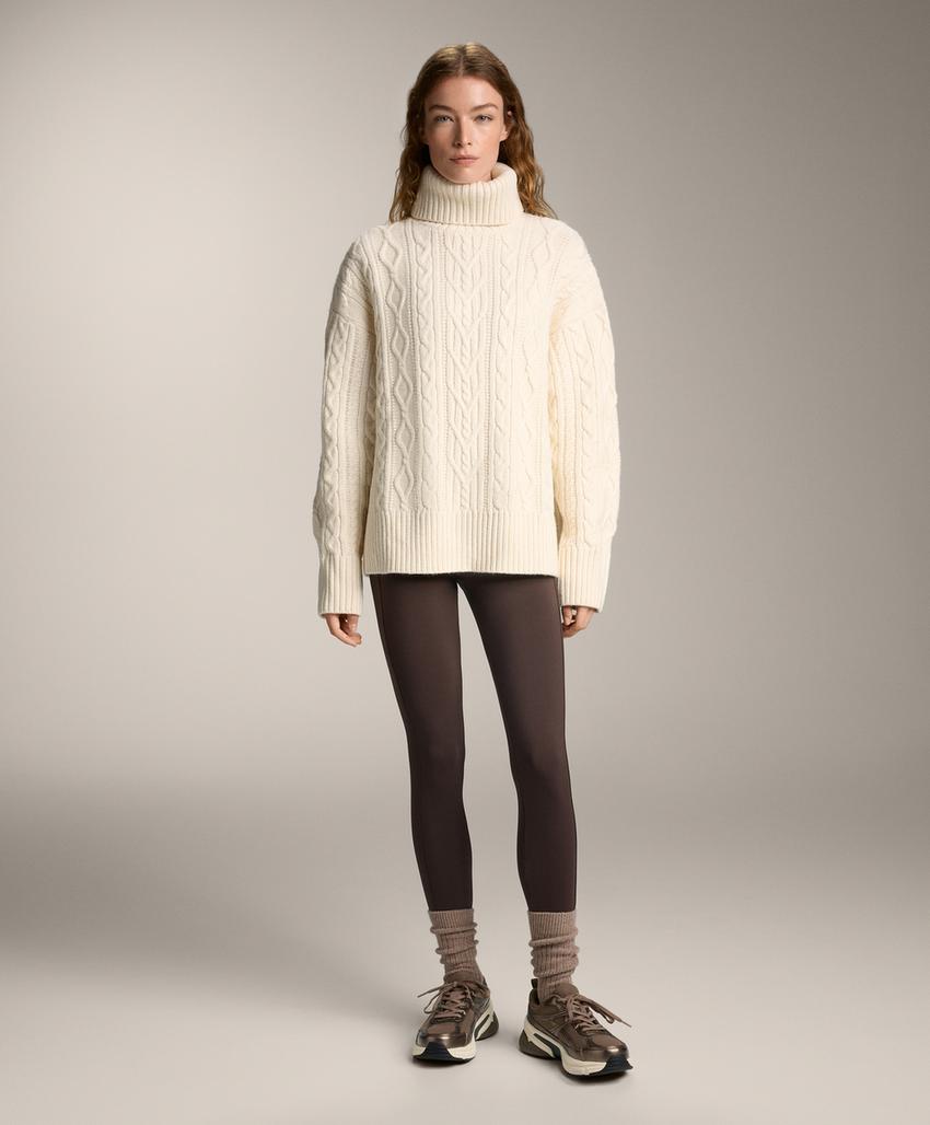 Легинсы длиной до щиколотки Warm с карманами и высокой посадкой, 70 см