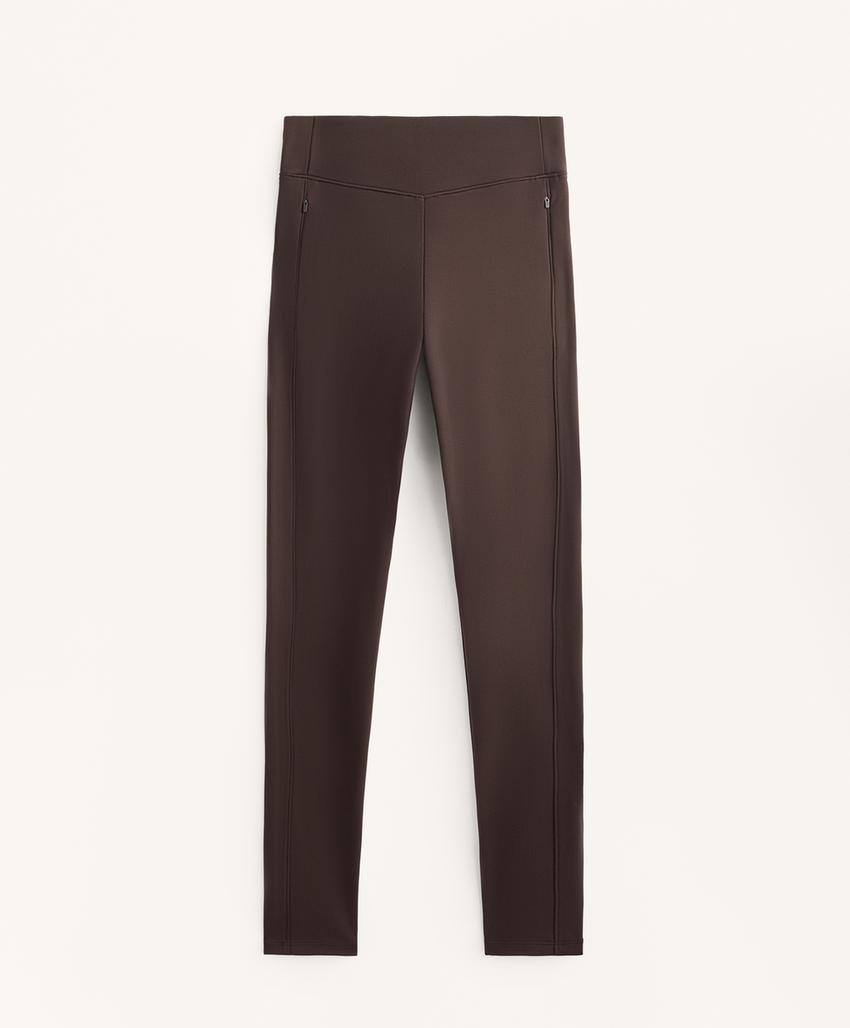 Легинсы длиной до щиколотки Warm с карманами и высокой посадкой, 70 см