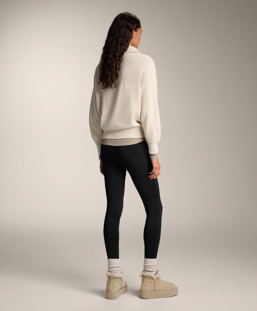 Утепленные легинсы длиной 70 см