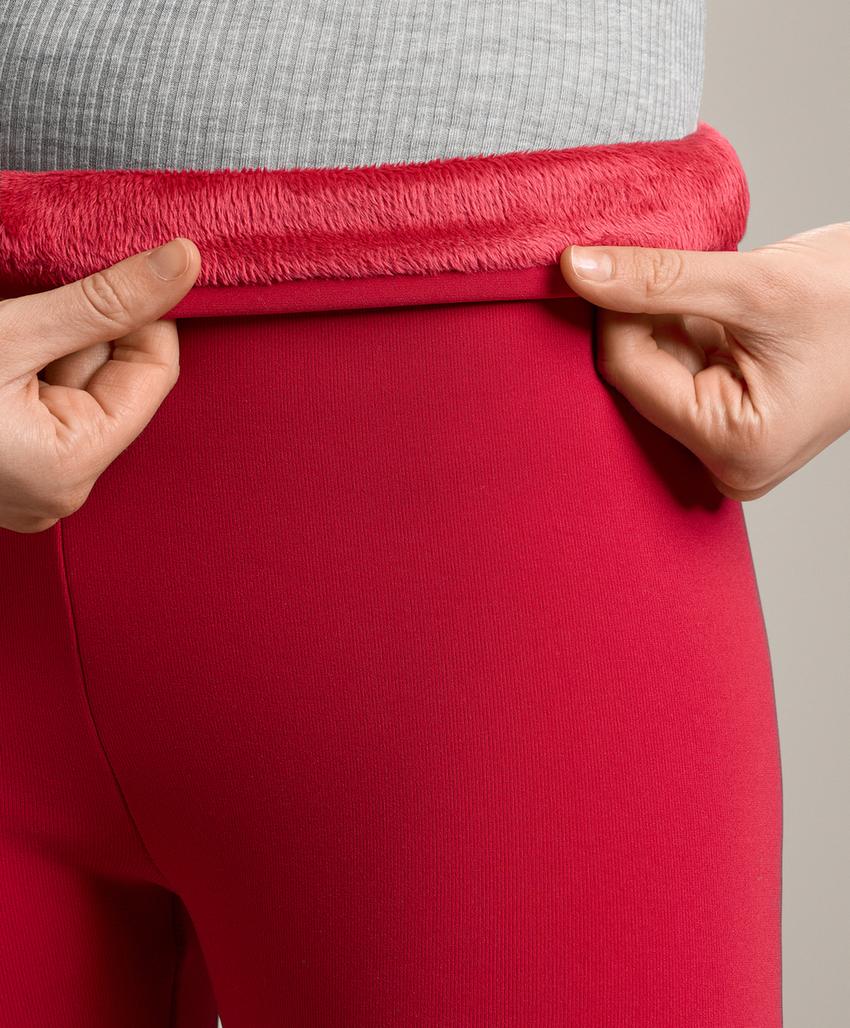 Super-extra-warm seamless 70cm high-rise ankle-length leggings