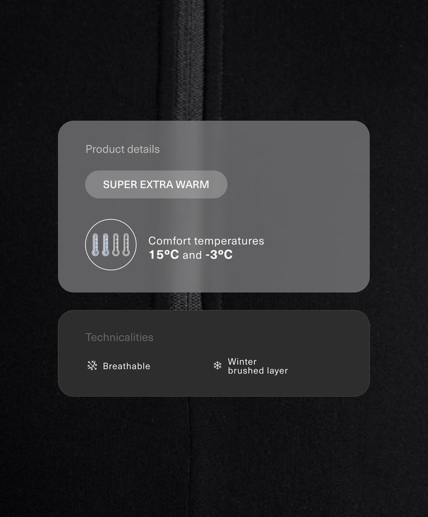 Очень теплый длинный комбинезон