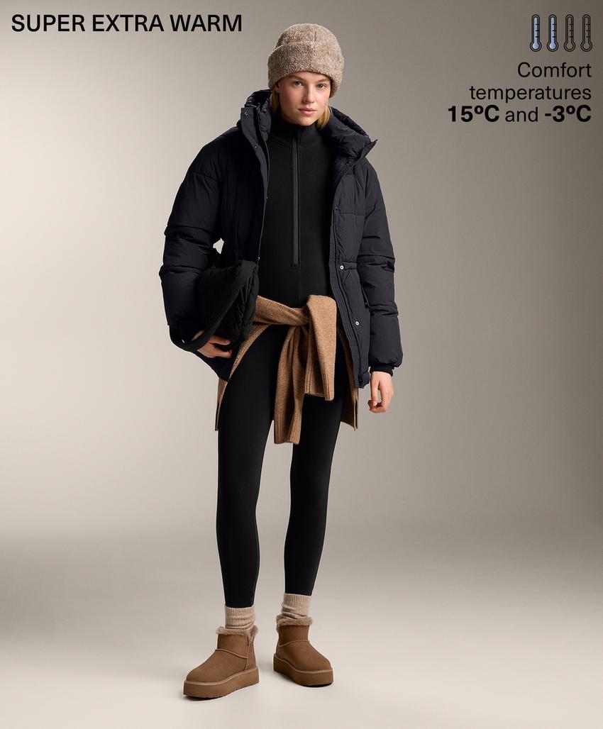 Очень теплый длинный комбинезон