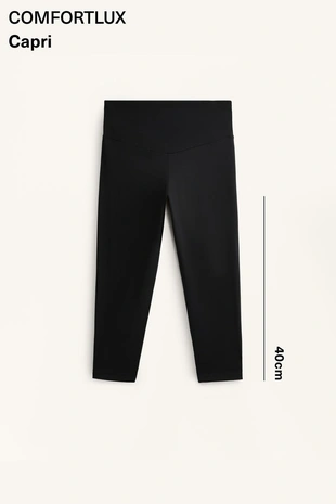 Легинсы капри COMFORTLUX с завышенной талией длиной 40 см- Заказать в России