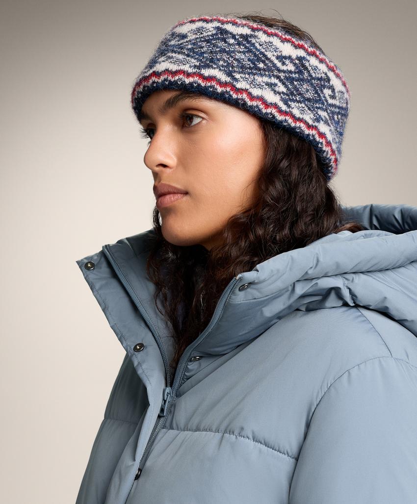 Повязка для волос с жаккардовым узором