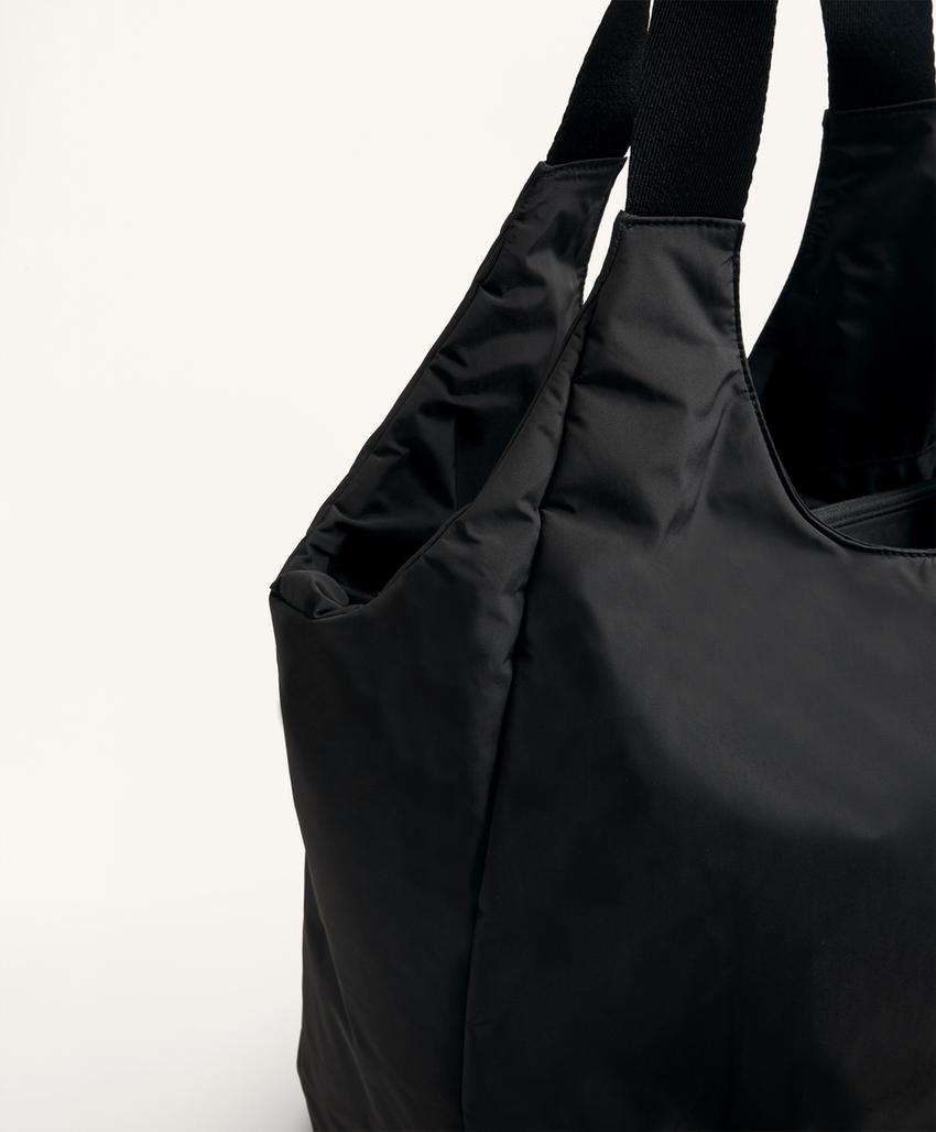 Сумка-шоппер с контрастной ручкой