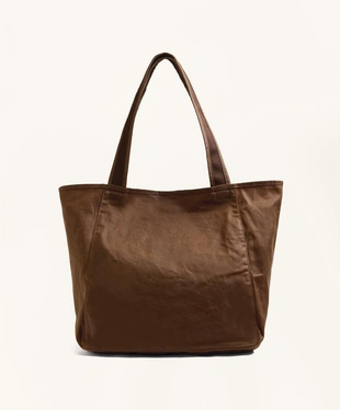 Сумка-шопер из вощеной ткани- Заказать в России