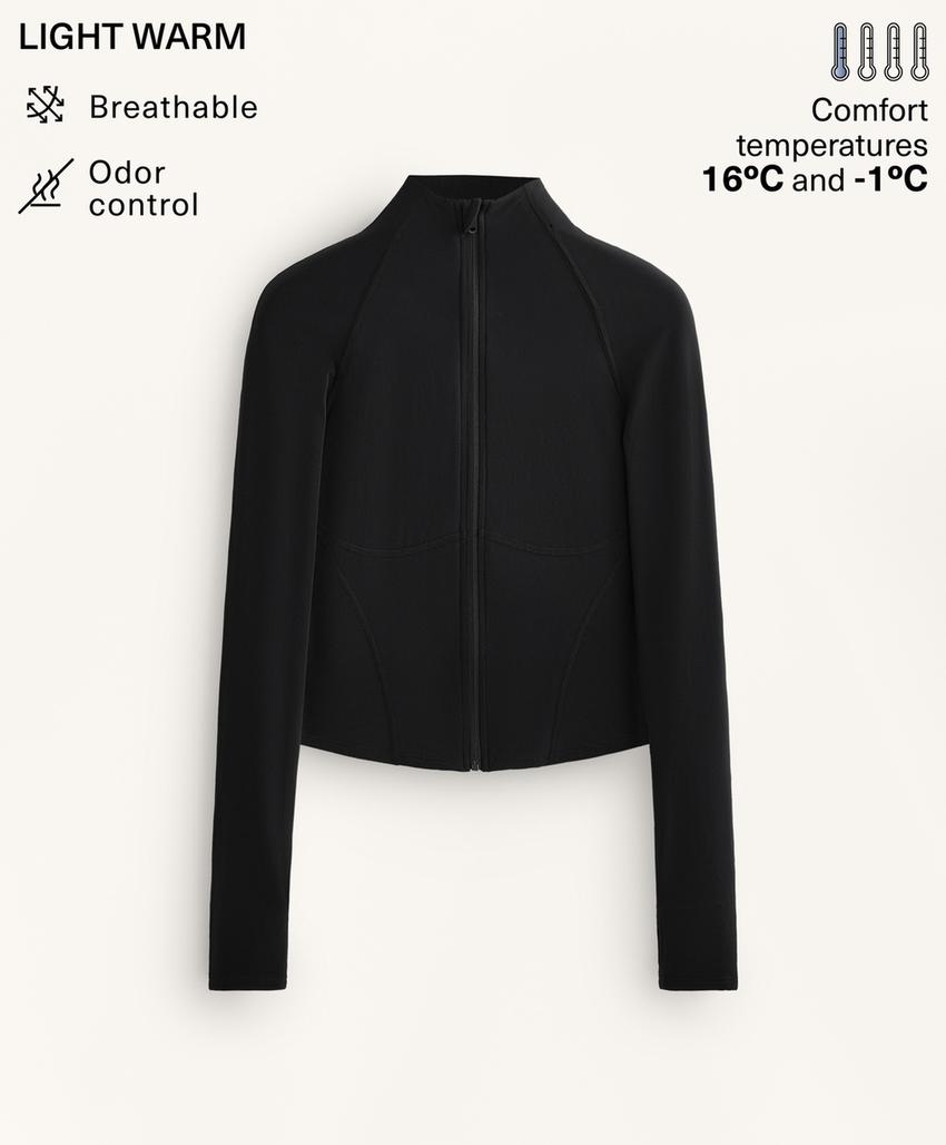 Легкая и теплая высокотехнологичная куртка с отстрочкой