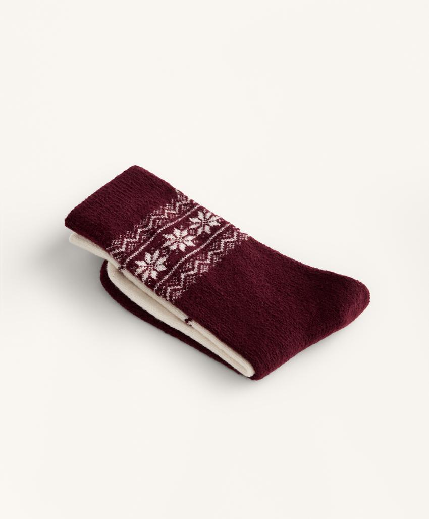 2 пары классических носков с жаккардовым узором