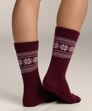 2 пары классических носков с жаккардовым узором- Заказать в России