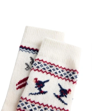 2 пары классических носков с жаккардовым узором- Заказать в России