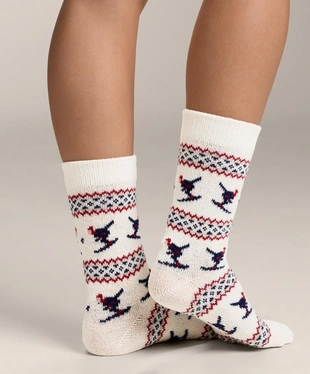 2 пары классических носков с жаккардовым узором- Заказать в России
