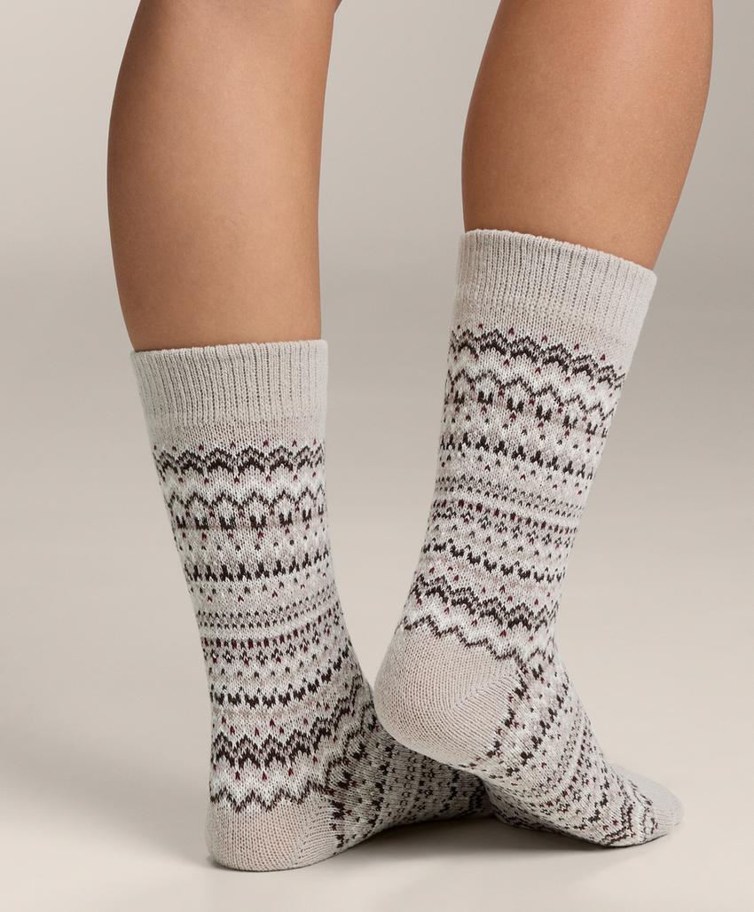 2 пары классических носков с жаккардовым узором