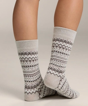 2 пары классических носков с жаккардовым узором- Заказать в России