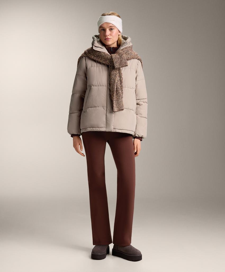 Бесшовные очень теплые брюки буткат Warm с высокой посадкой