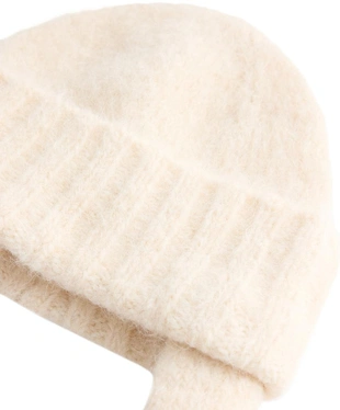 Вязаная шапка-ушанка- Заказать в России