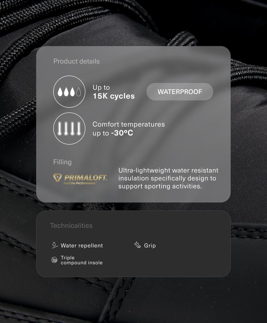 Ботинки апрески из нейлона со шнуровкой