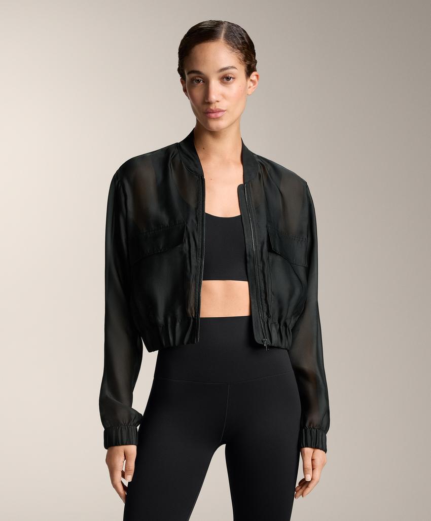 Бомбер из органзы