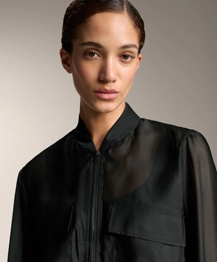 Бомбер из органзы- Заказать в России