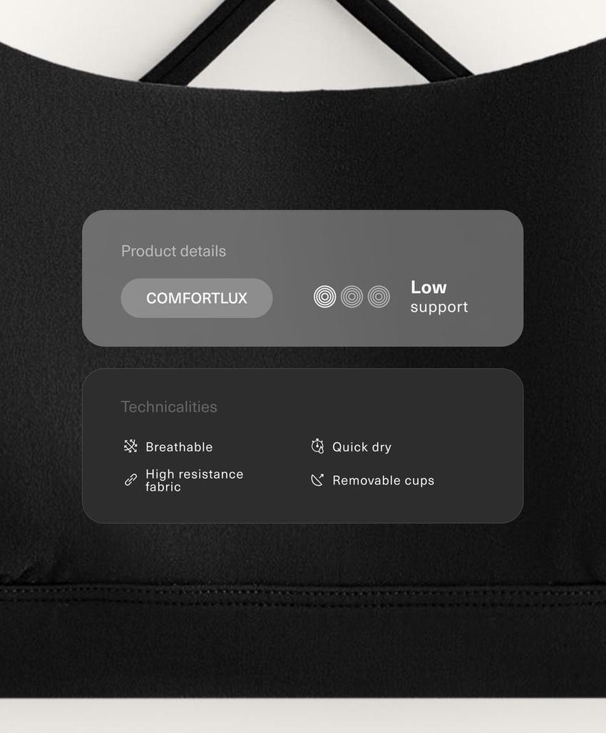 Спортивный бюстгальтер Comfortlux с низкой степенью поддержки