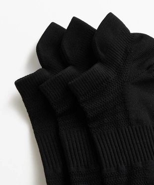 3 пары спортивных носков-сникеров с язычком из смесового полиамида- Заказать в России