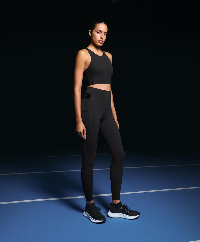 Легинсы Compressive с завышенной талией, длиной до щиколотки и карманами