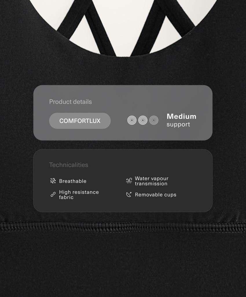 Спортивный бюстгальтер Comfortlux со средней степенью поддержки