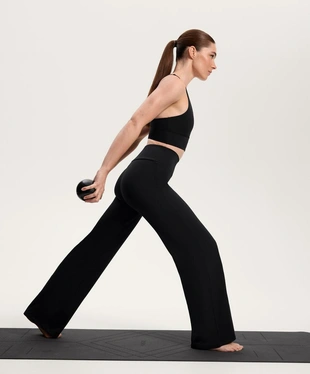 Прямые брюки COMFORTLUX с завышенной талией- Заказать в России