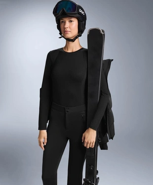 Бесшовная футболка-термобелье из мериносовой шерсти- Заказать в России