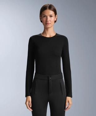 Бесшовная футболка-термобелье из мериносовой шерсти- Заказать в России