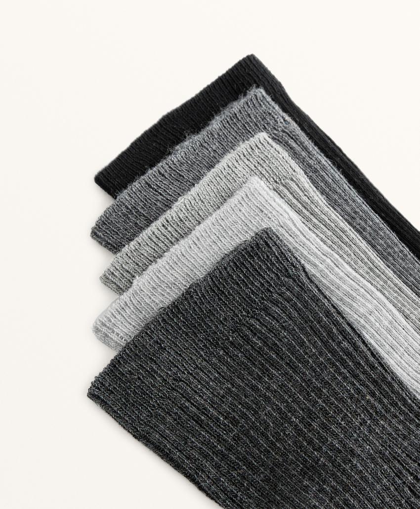 5 пар коротких носков с хлопком