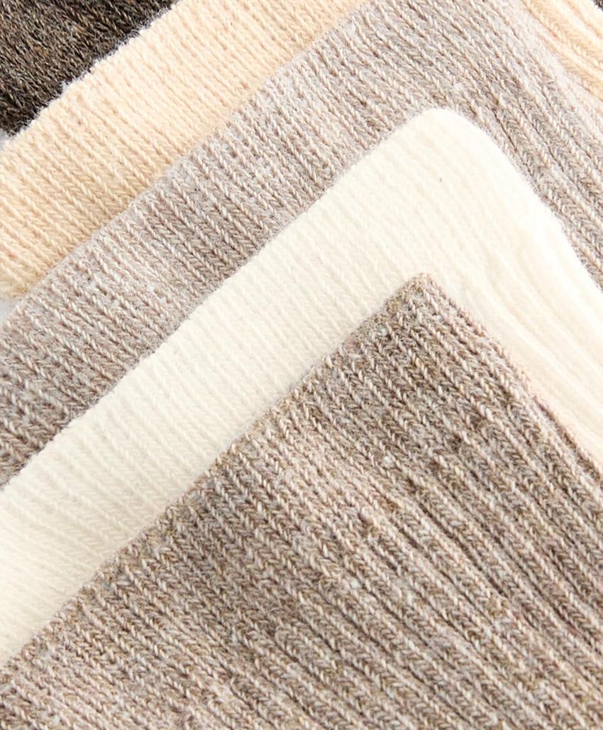 5 пар четвертных носков с хлопком