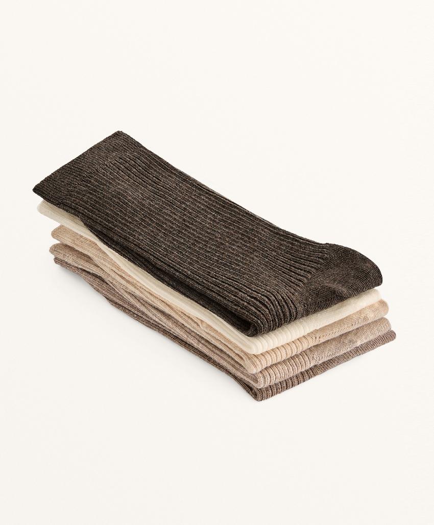 5 пар классических носков с хлопком