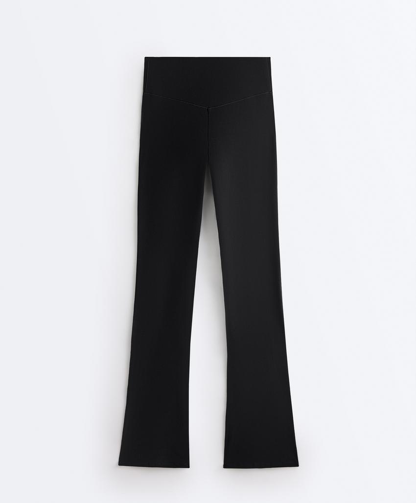 Брюки клеш Evermove с завышенной талией