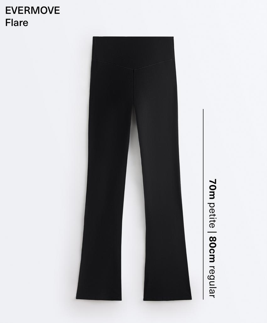 Брюки клеш Evermove с завышенной талией