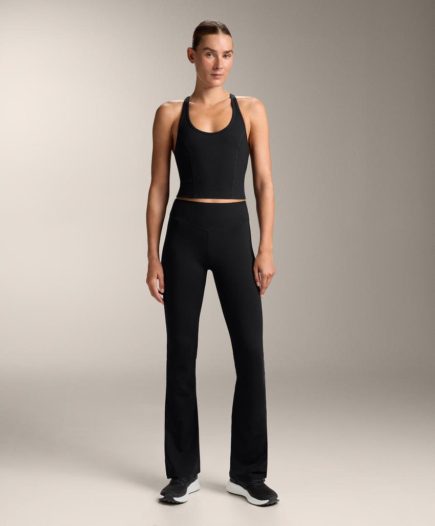 Брюки клеш Evermove с завышенной талией