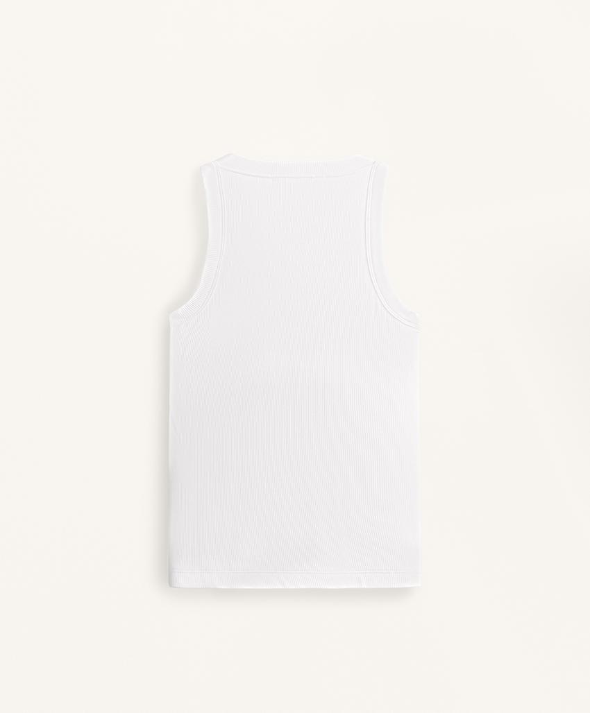 Tank top в рубчик из смеси модала