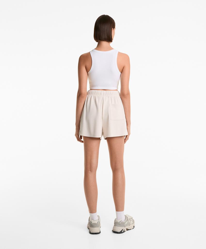 Tank top из смесового модала с чашками