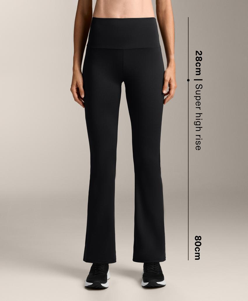 Брюки клеш с очень высокой посадкой Comfortlux