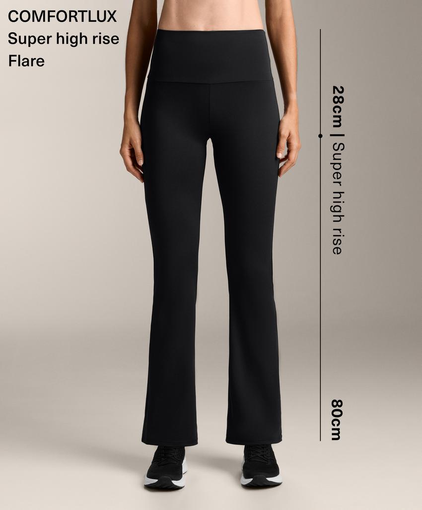 Брюки клеш с очень высокой посадкой Comfortlux