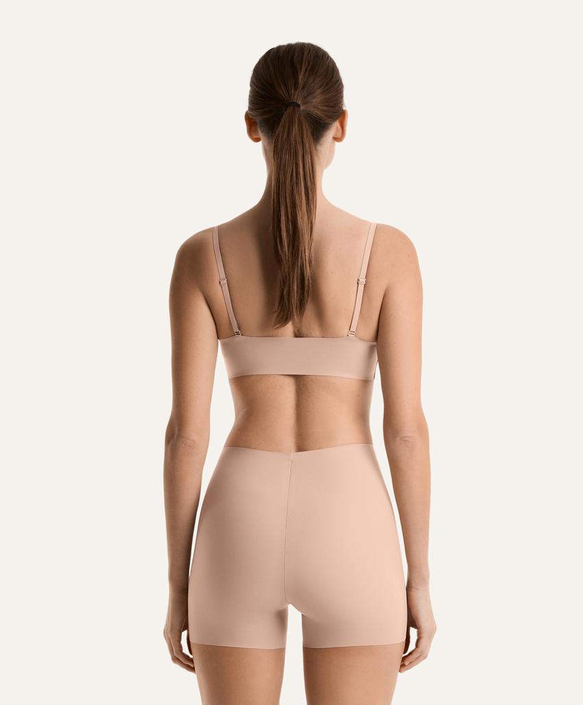 Hot pant с завышенной талией, невидимые, с лазерной обработкой краев