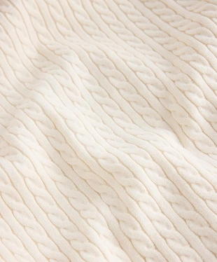 Вязаный джемпер поло с узором «мини-косы»- Заказать в России