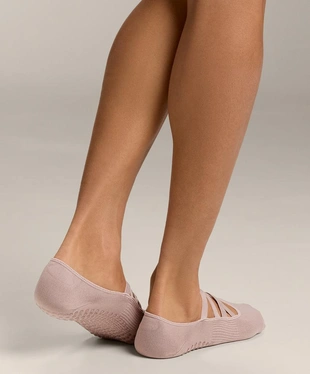 2 PAIRS OF POLYAMIDE BLEND YOGA AND PILATES SOCKS WITH DOUBLE STRAPS- Заказать в России