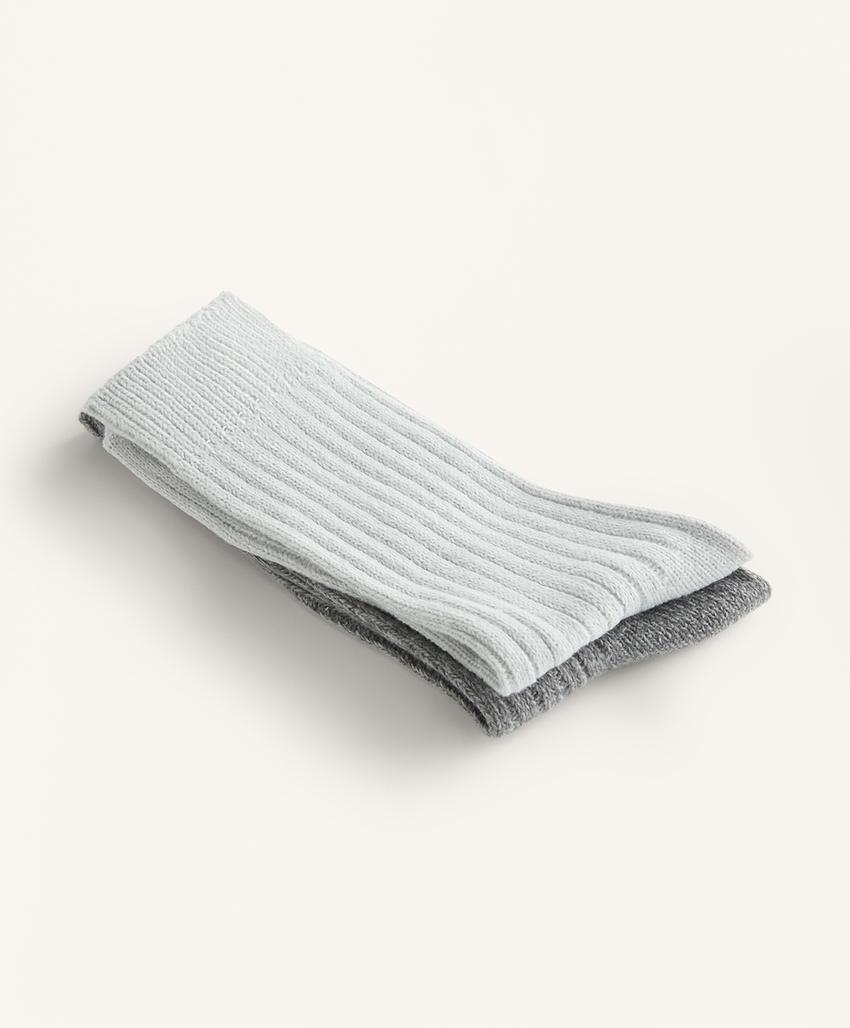 2 пары классических носков в рубчик