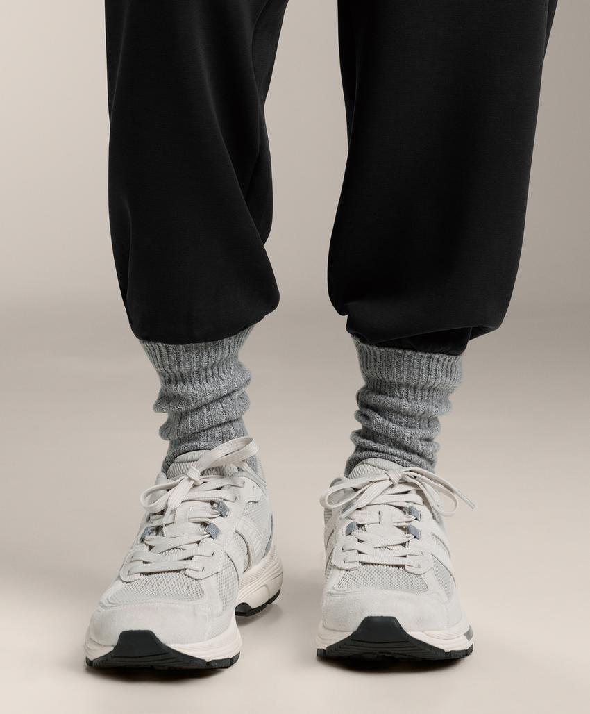 2 пары классических носков в рубчик