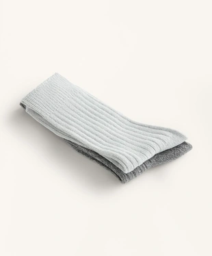 2 пары классических носков в рубчик- Заказать в России