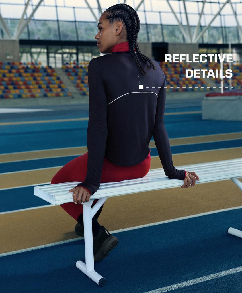 Лонгслив из высокотехнологичной ткани с кантом