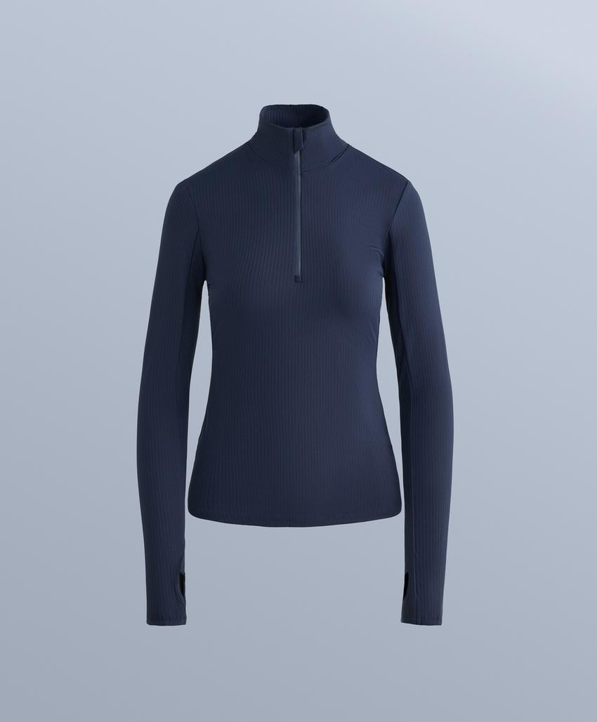 Thermal base layer rib T-shirt