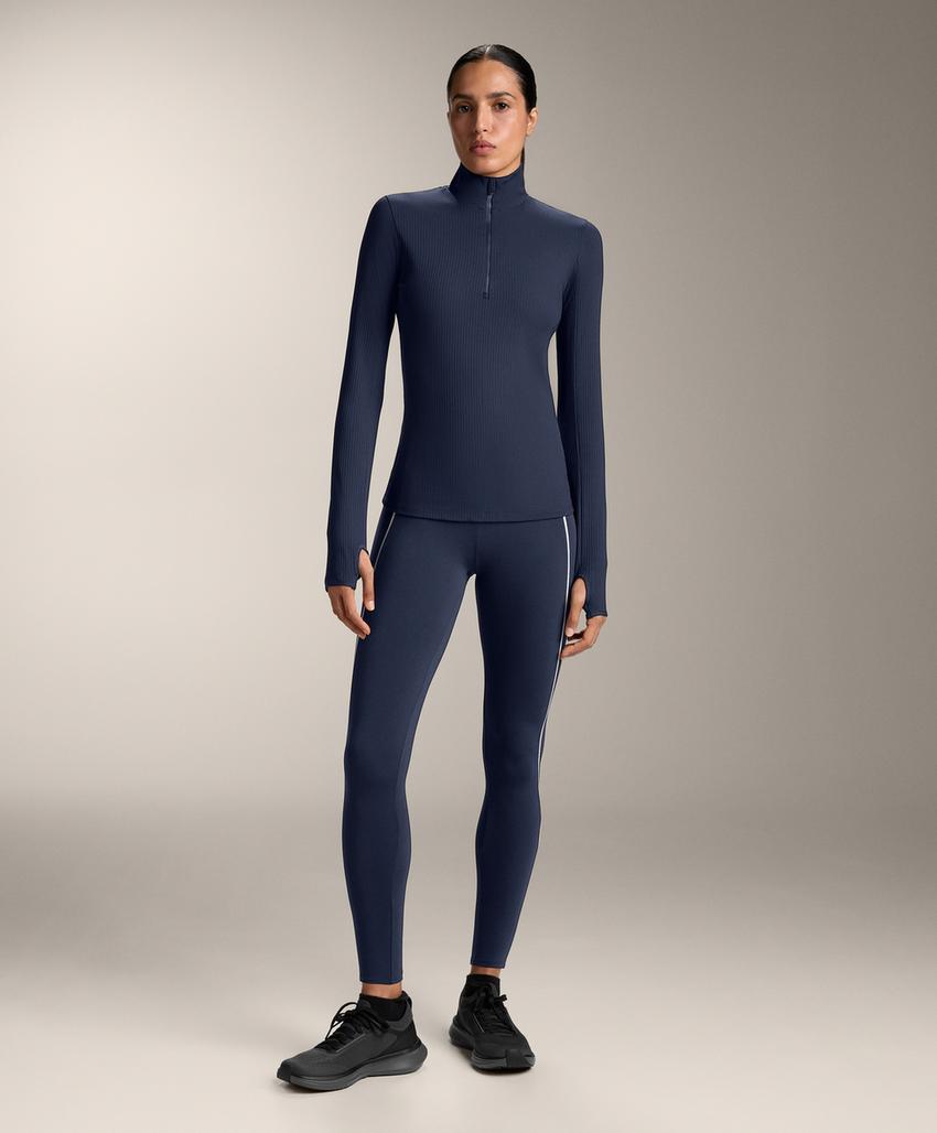 Thermal base layer rib T-shirt