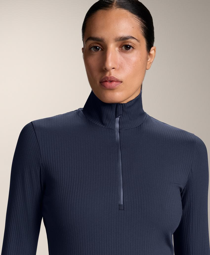 Thermal base layer rib T-shirt